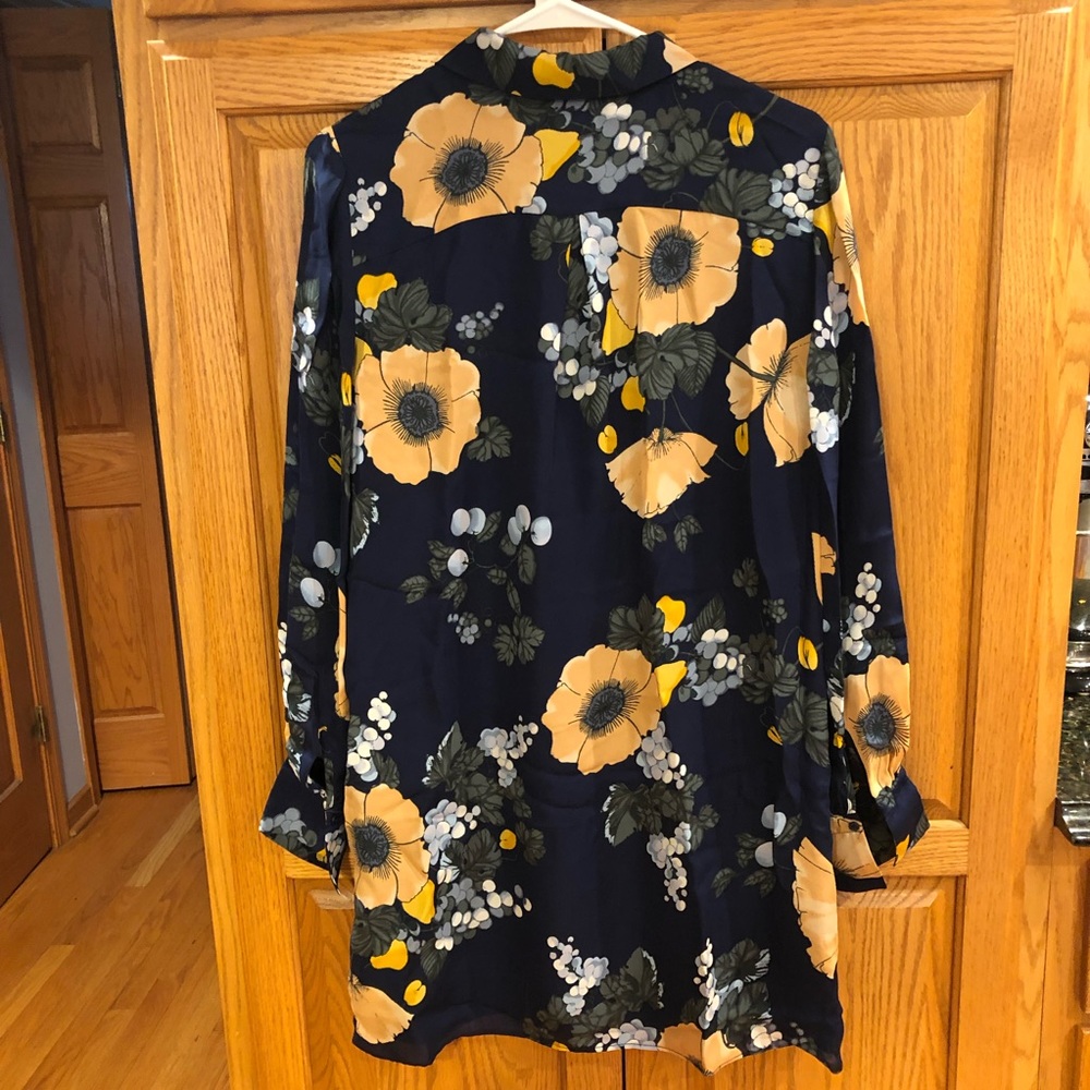 NWT Joie Amaranda Print Silk Shirtdress Size M - Picture 14 of 14